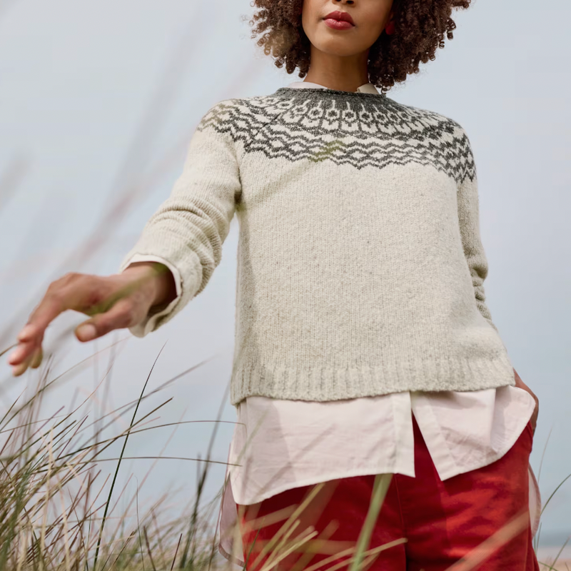 Seasalt Cornwall ‘Port Kinnis’ Jumper - Wag Tail Aran Onyx