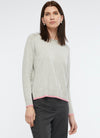 Z & P Essential Stripe Crew Neck Jumper - Marl Combo