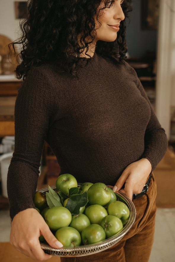 Montaigne - Essential Superfine Lambswool Mock Neck Top