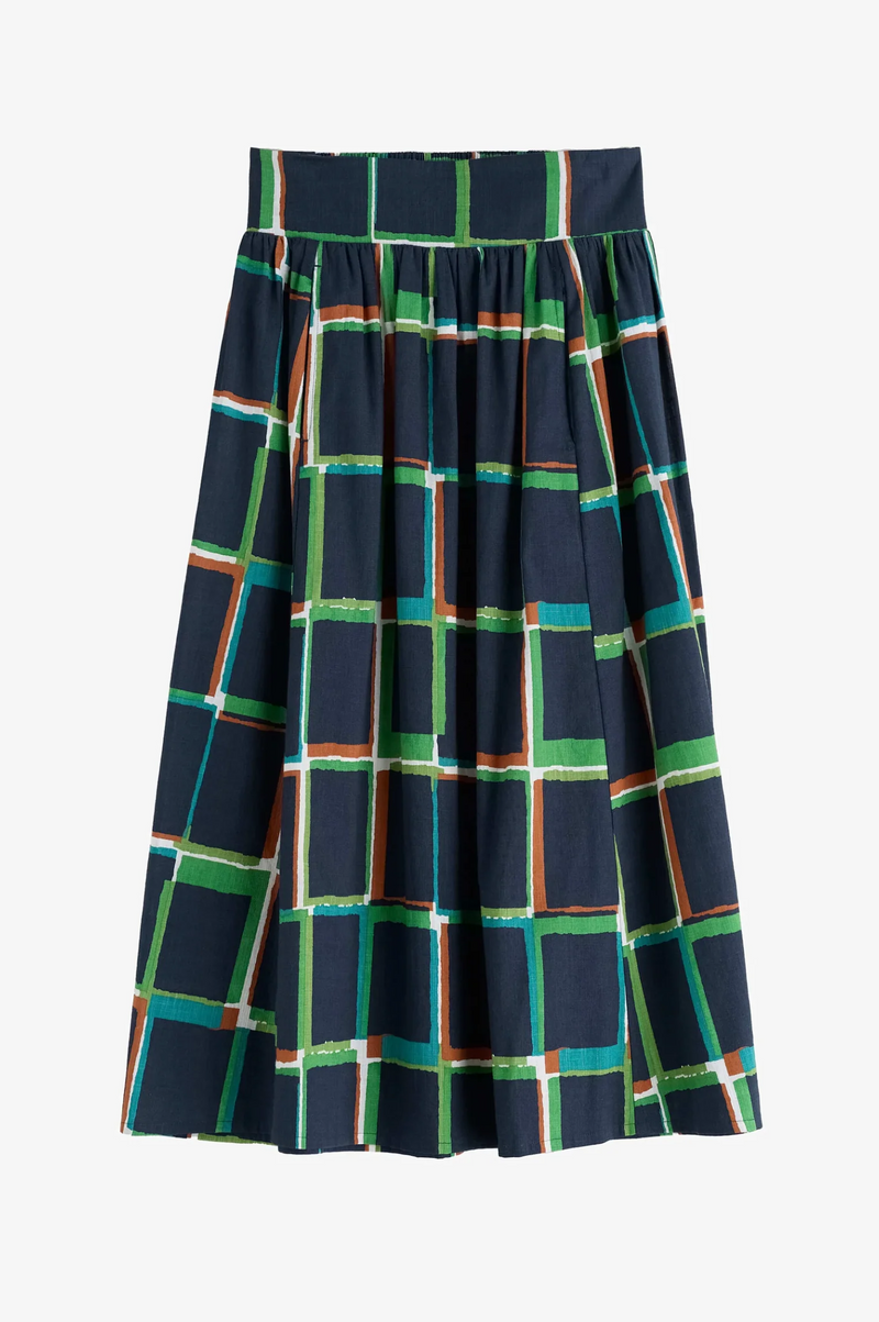 Seasalt Cornwall ‘Mevagissey’ Skirt - Window Panes Maritime