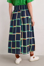 Seasalt Cornwall ‘Mevagissey’ Skirt - Window Panes Maritime