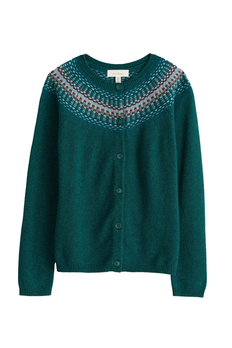 Seasalt Cornwall ‘Berlewen’ Cardigan - River Spring Loch Creek Multi