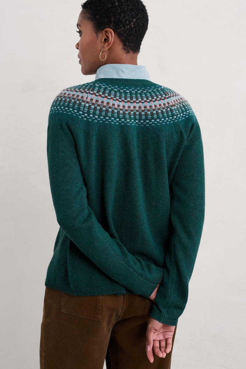 Seasalt Cornwall ‘Berlewen’ Cardigan - River Spring Loch Creek Multi