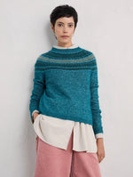 Seasalt Cornwall ‘Spruce Frost’ Jumper Mohair - Swirling Lake Mix