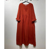 Italian ‘Tasha’ Thick Linen V Neck Dress - Various Colours