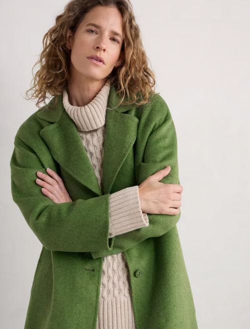 Seasalt Cornwall ‘Pensilva’ Coat - Cut Grass