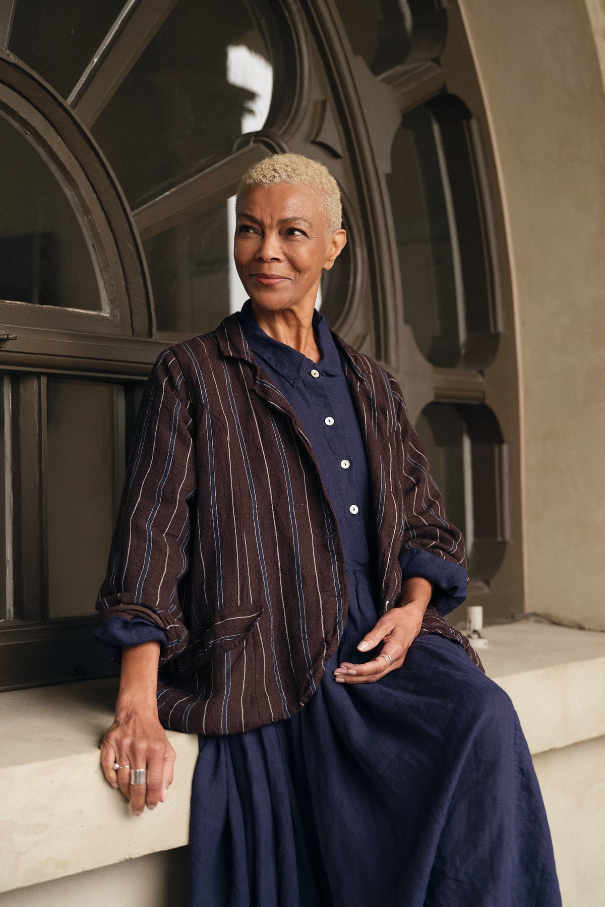 Meg By Design - Baridi - Linen Striped Jacket