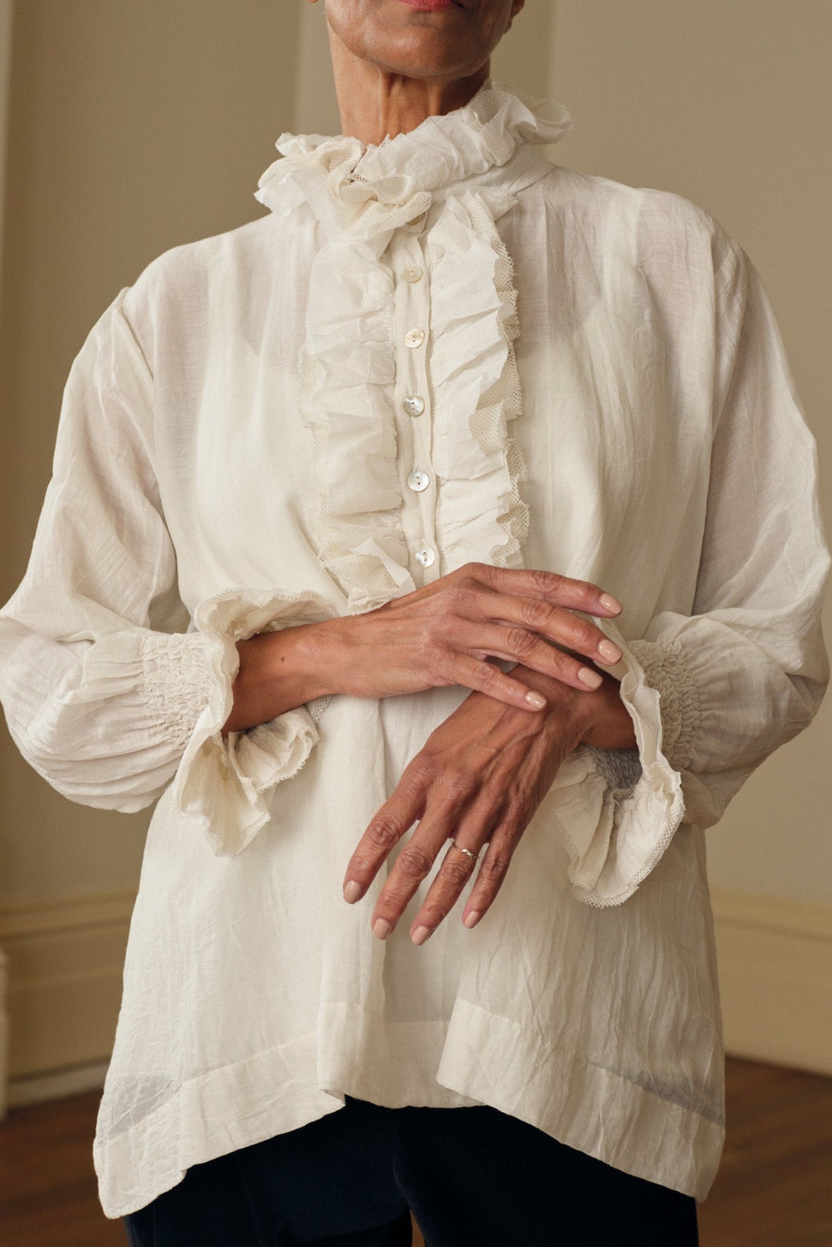 Meg By Design - Odile - Silk Cotton Top Blouse