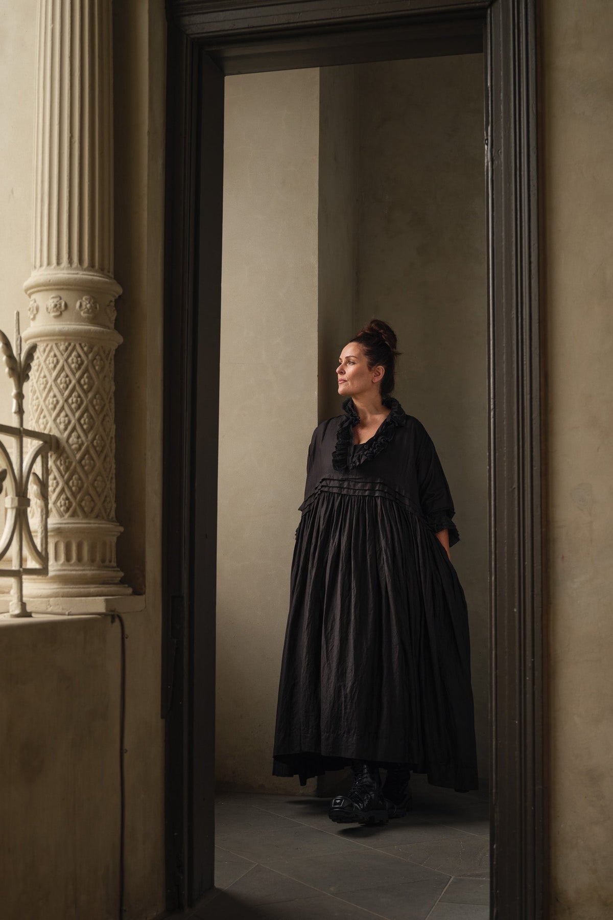 Meg By Design - Odile - Silk Cotton Maxi Dress