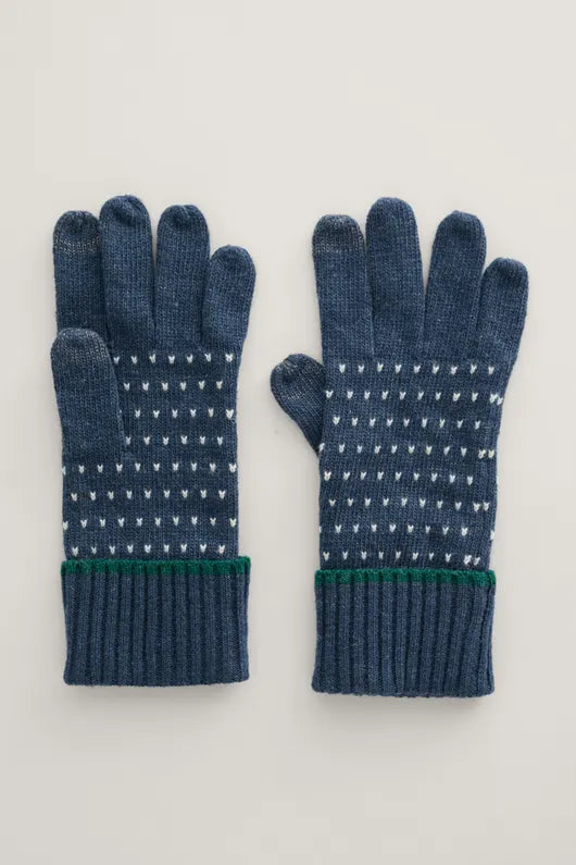 PRE-ORDER - End Of February - Seasalt Cornwall Very Clever Gloves - Mini Confetti Dark Lugger