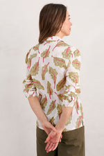 Seasalt Cornwall ‘Larissa’ Shirt - Chard Leaves Chalk