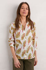 Seasalt Cornwall ‘Larissa’ Shirt - Chard Leaves Chalk