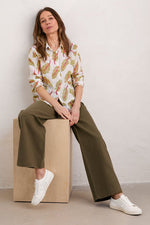 Seasalt Cornwall ‘Larissa’ Shirt - Chard Leaves Chalk