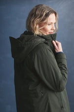 Seasalt Cornwall Janelle Waterproof /Raincoat Coat - Woodland