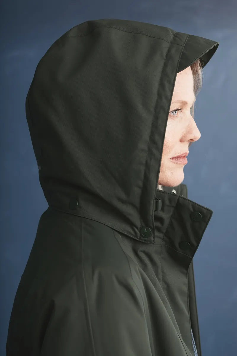 PRE-ORDER - End Of February - Seasalt Cornwall Janelle Waterproof /Raincoat Coat - Woodland