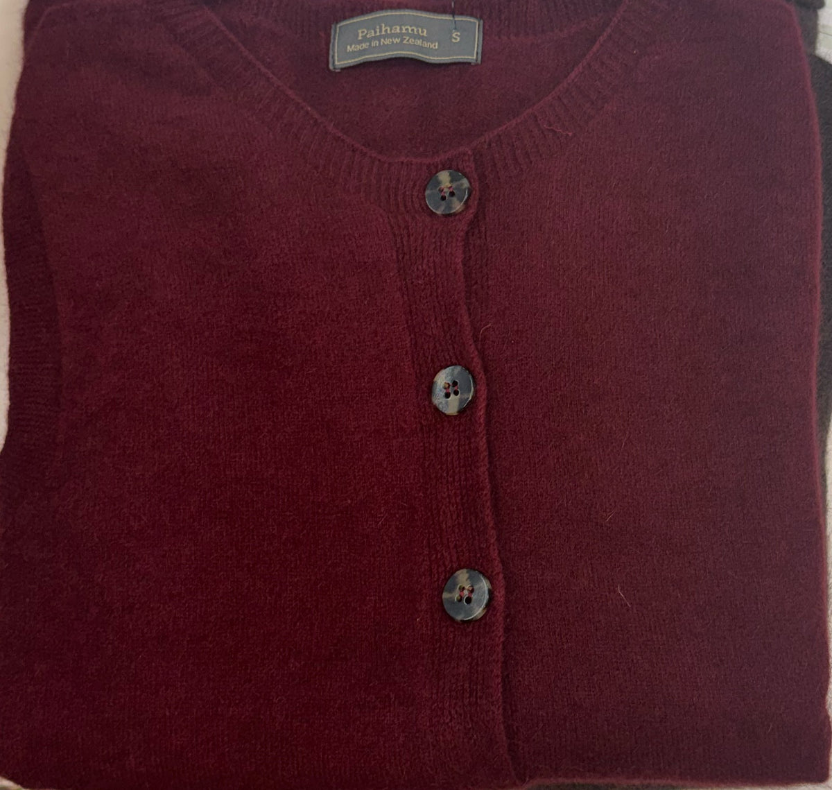 Paihamu - Possum  Merino Sleeveless Cardigan Vest