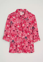 Seasalt Cornwall ‘Larissa’ Shirt - Winter Camellia Crimson