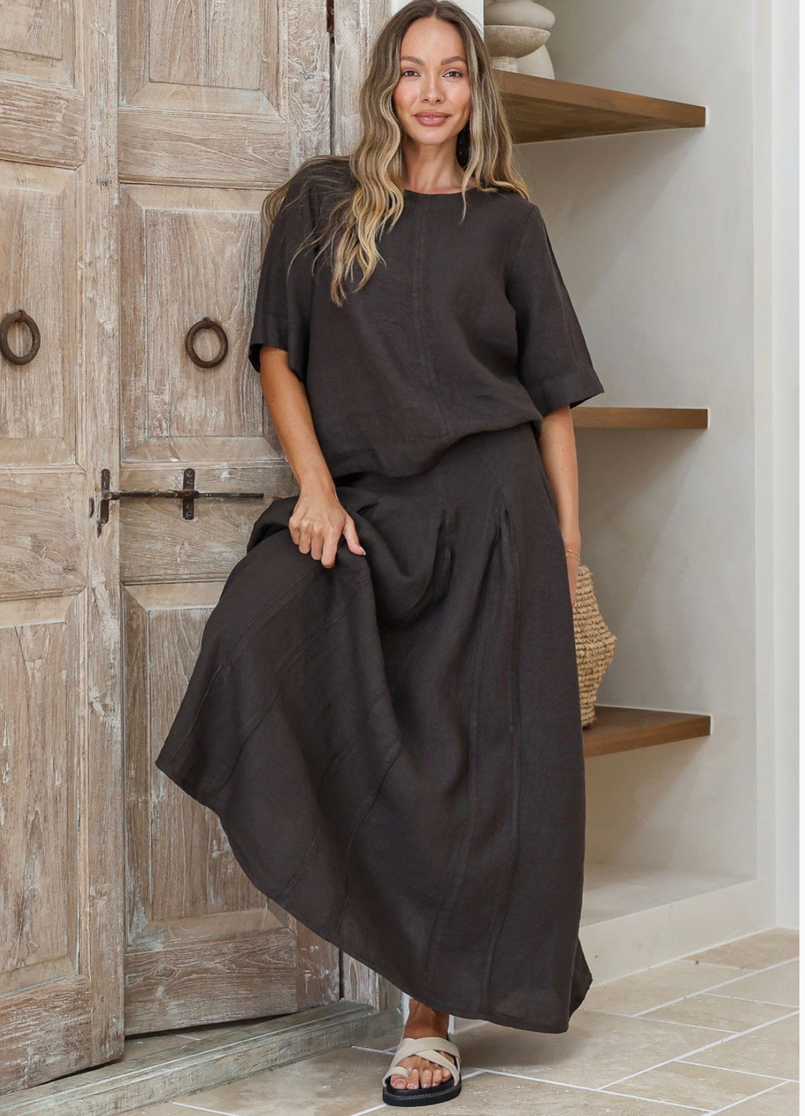 Free Angel - Oscillare - Italian Linen Skirt