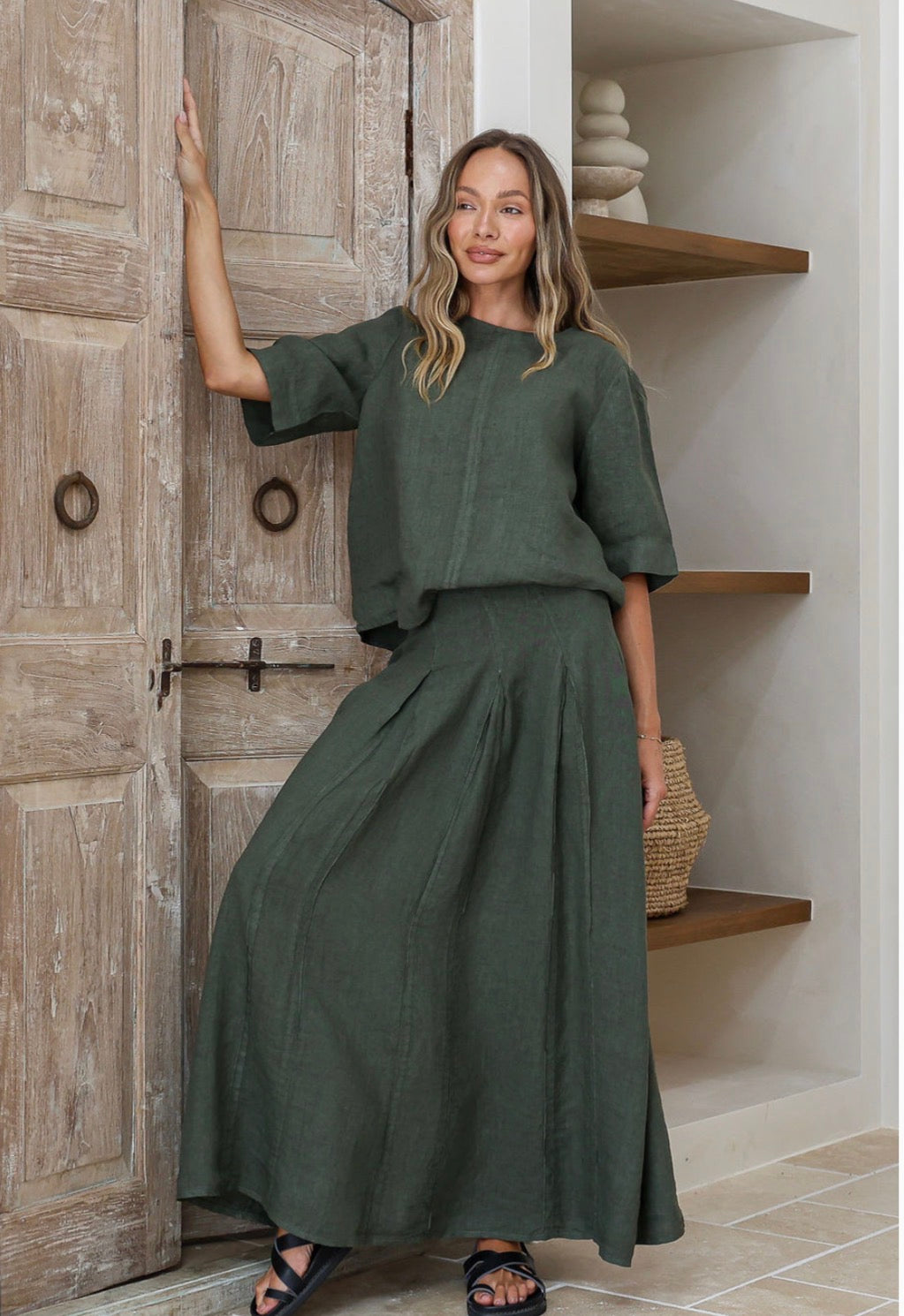 Free Angel - Oscillare - Italian Linen Skirt