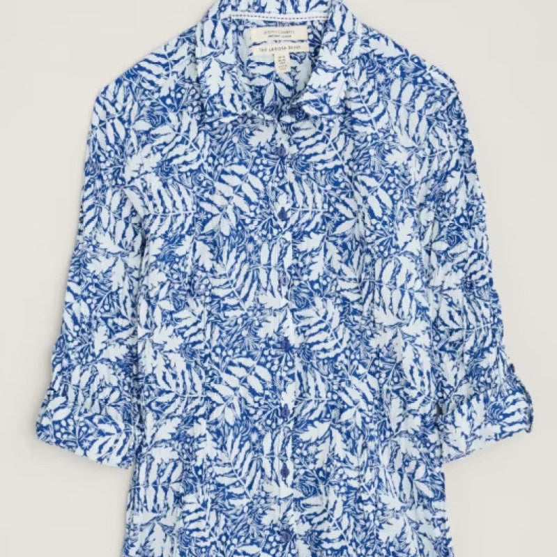 Seasalt Cornwall ‘Larissa’ Shirt - Frosted Leaves Shallows