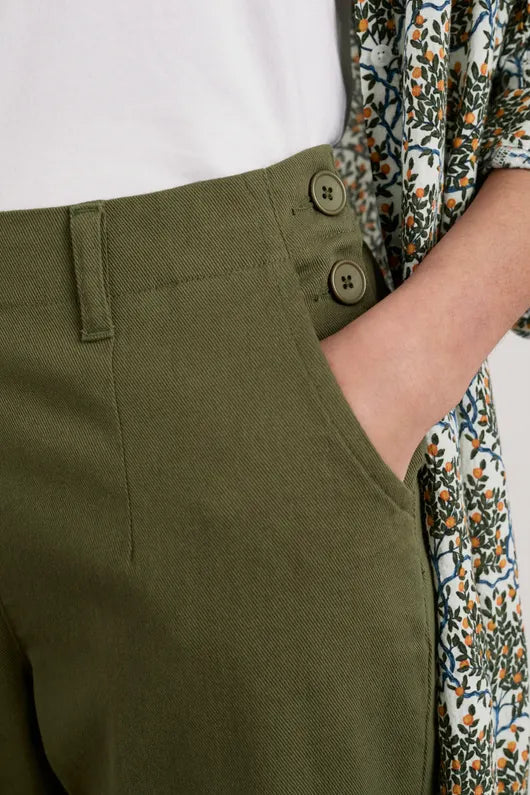 Seasalt Cornwall ‘Waterdance’ Trouser - Light Olive - LAST ONE - Size 22