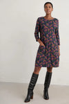PRE-ORDER - End Of February - Seasalt Cornwall ‘Print Makers’ Jersey Dress - Tapestry Leaves Maritime