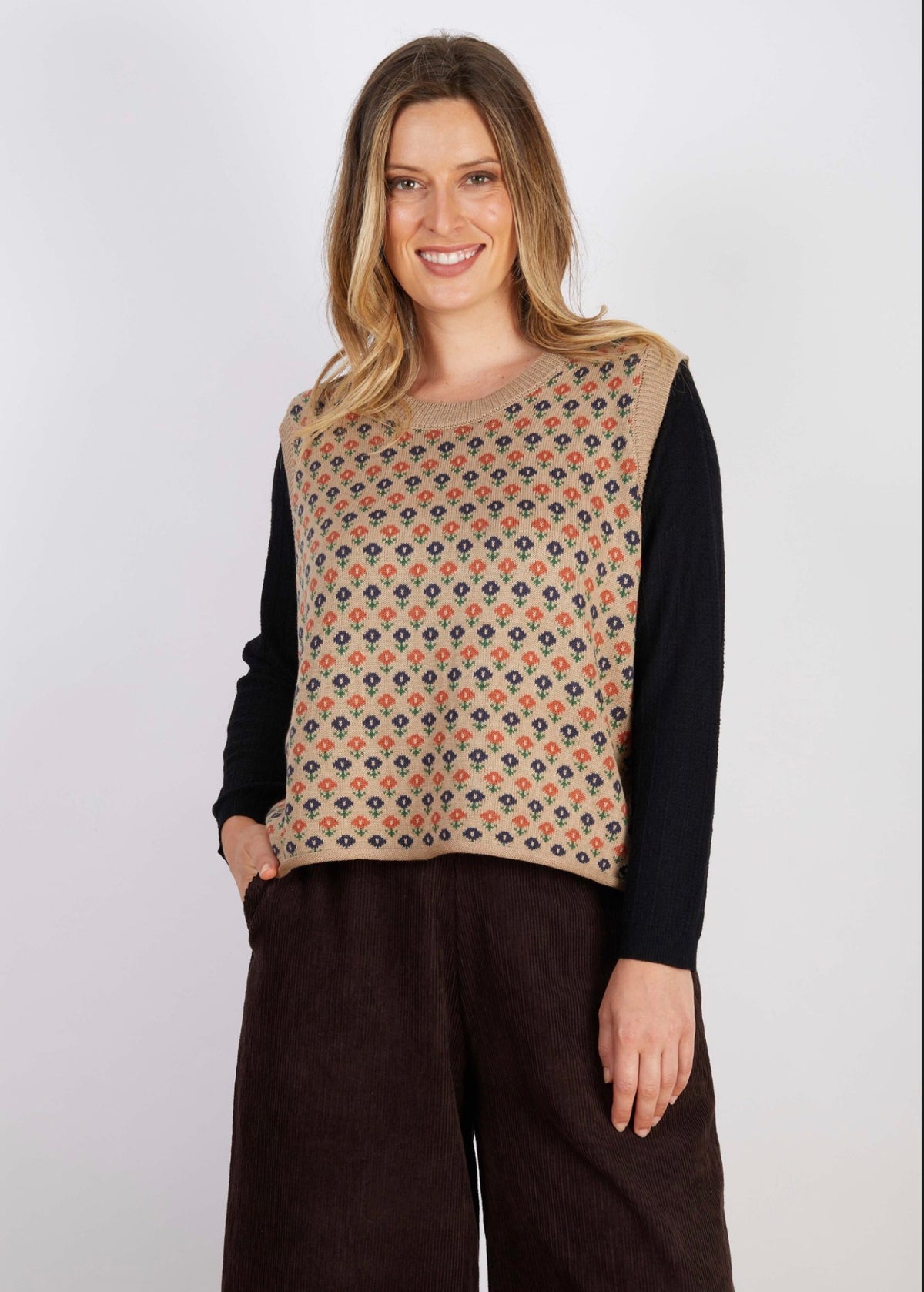JJ Sisters – Wool Blend Vest