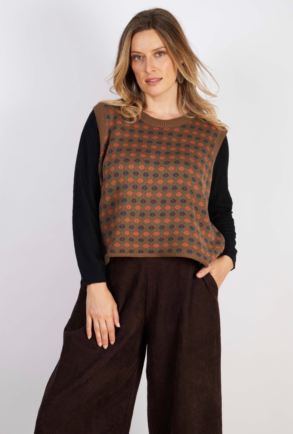 JJ Sisters – Wool Blend Vest