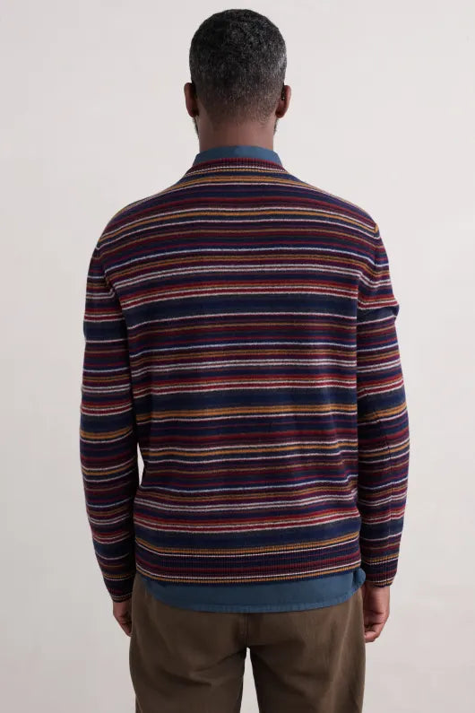 Seasalt Cornwall - Men's ‘Notebook’ Jumper- Dizzard Acer - LAST ONE - Size S