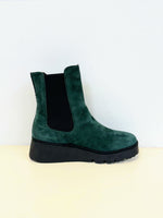 Fly London ‘Paty’ Suede Ankle Boot - Green Forest