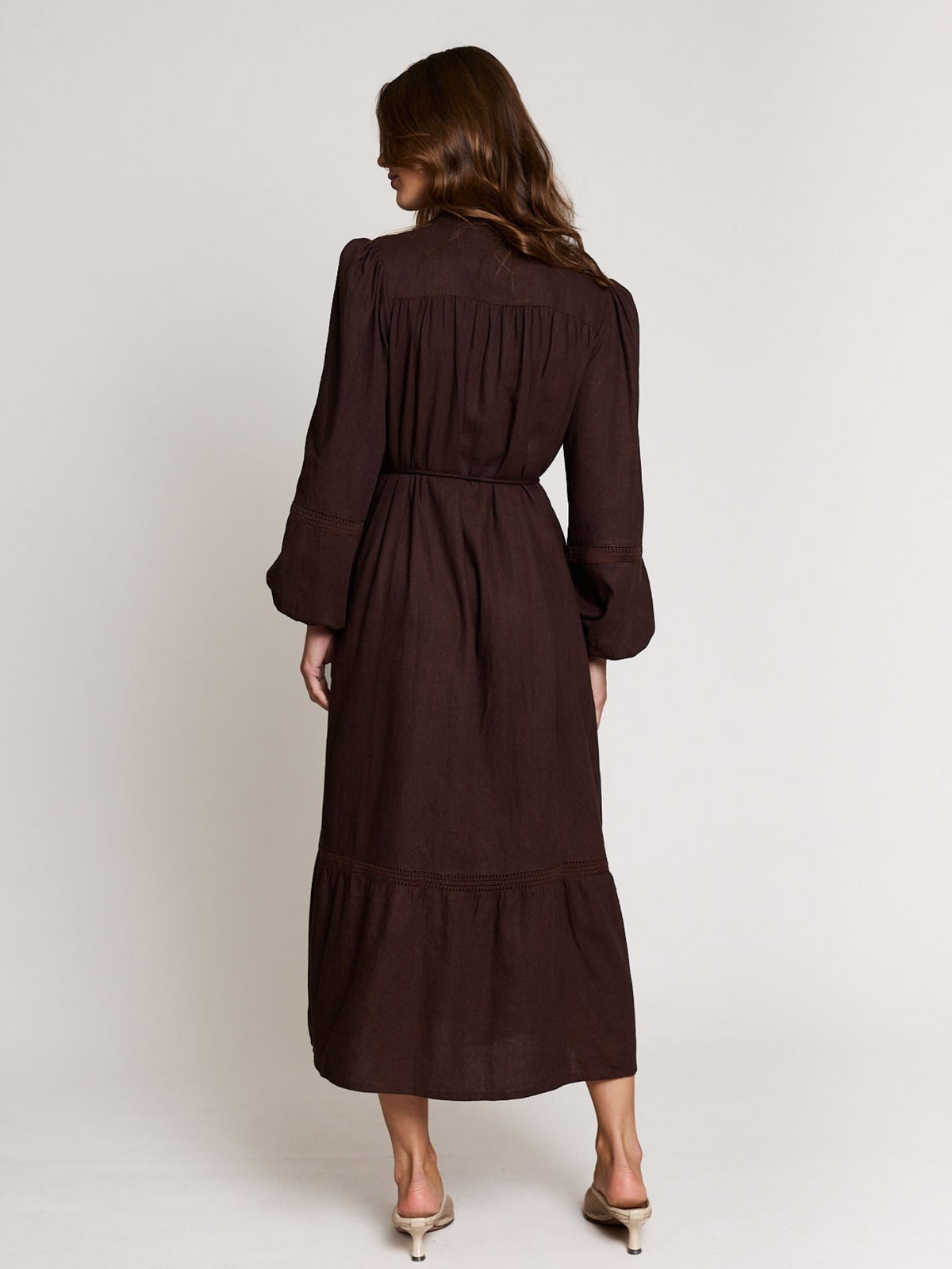 State Of Embrace ‘Twin Lace’ Dress - Sable