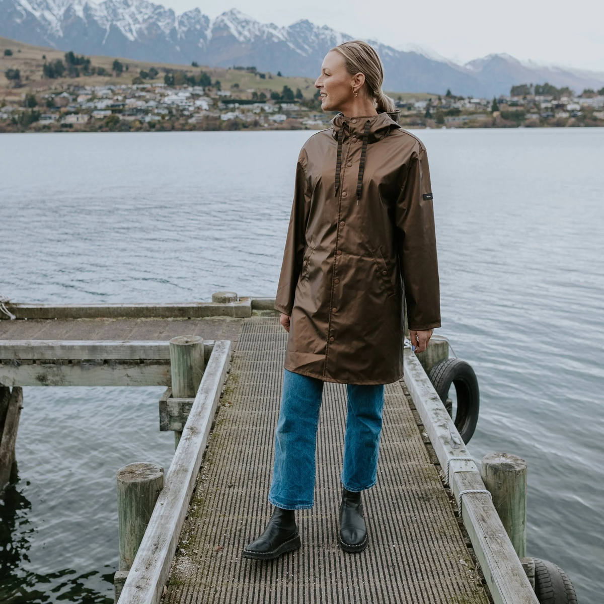 MOKE - Charlie - Raincoat Jacket - Antique Gold