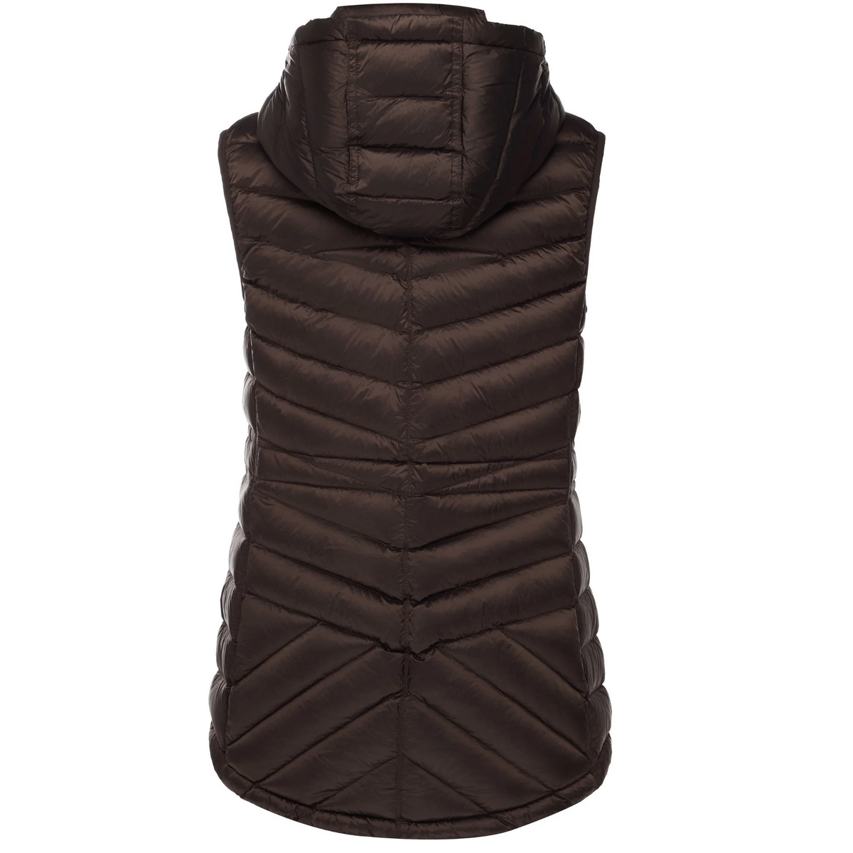 MOKE - Mary Claire - 90/10 Packable Puffer Jacket Vest - Chocolate