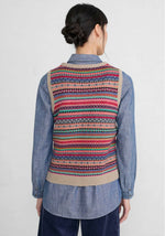 PRE-ORDER - End Of February - Seasalt Cornwall ‘Percella Cove’ Vest - Star Jasmine Bisque Mix