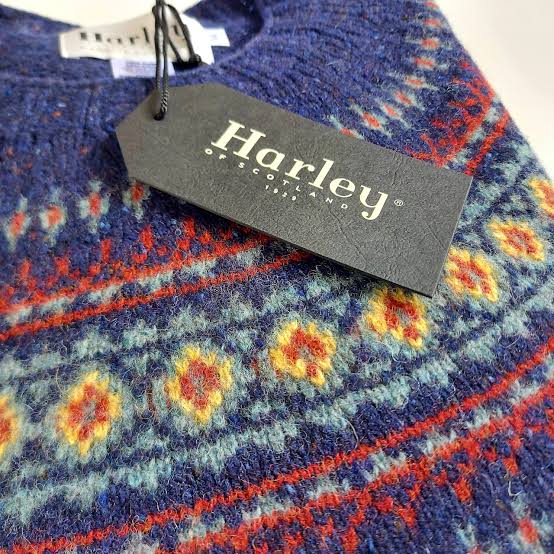 Harley of Scotland - Fairisle Nep Jumper - Jura