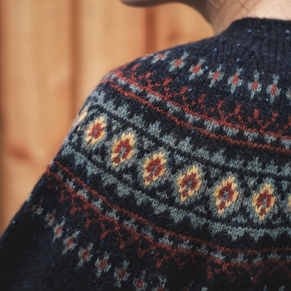 Harley of Scotland - Fairisle Nep Jumper - Jura