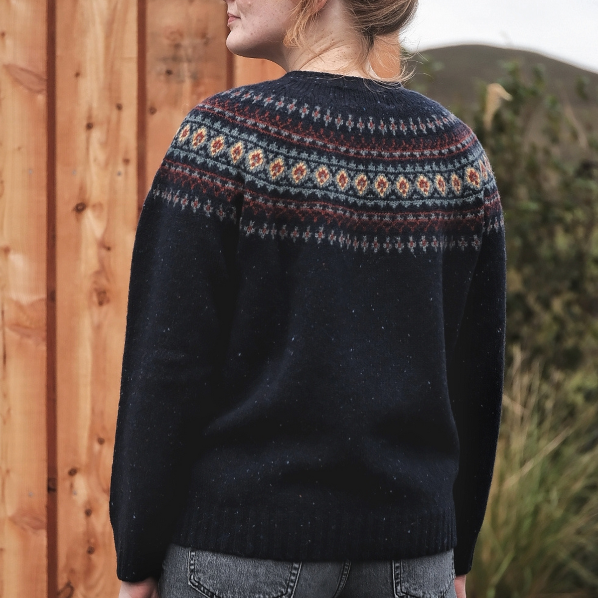 Harley of Scotland - Fairisle Nep Jumper - Jura