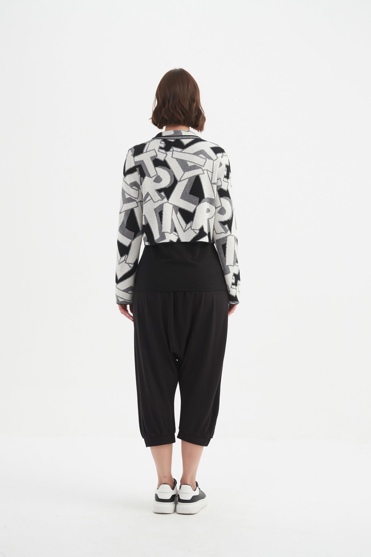 Tirelli Letter Block Zip Cardigan  - Various Colours