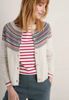PRE-ORDER - End Of February - Seasalt Cornwall ‘Sweet Pea’ Cardigan - Fence Floral Wild Berry