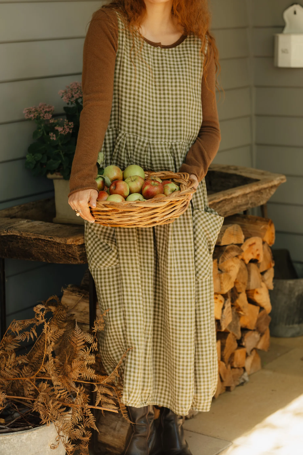 Montaigne - Sartene - French Linen Dress - Gingham