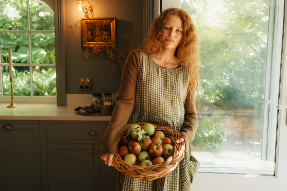 Montaigne - Sartene - French Linen Dress - Gingham