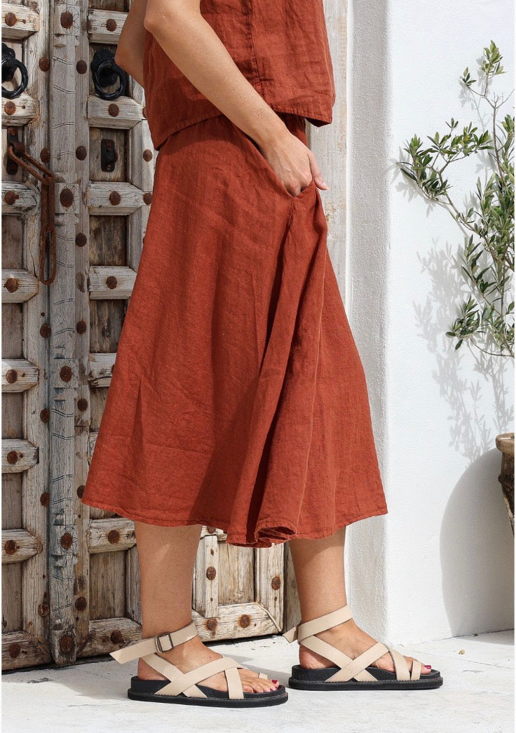 Free Angel - Talento - Italian Linen Skirt