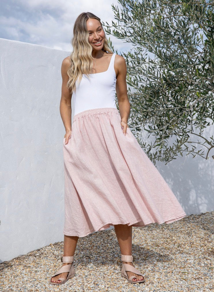 Free Angel - Talento - Italian Linen Skirt