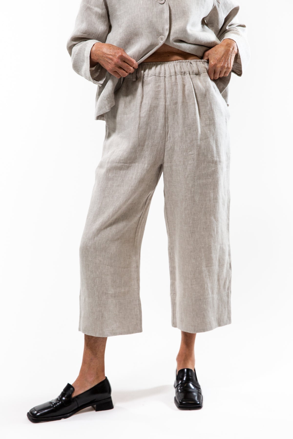 Eva’s Sunday ‘Remie’ Linen Pant - Neutral - LAST PAIR - Size M