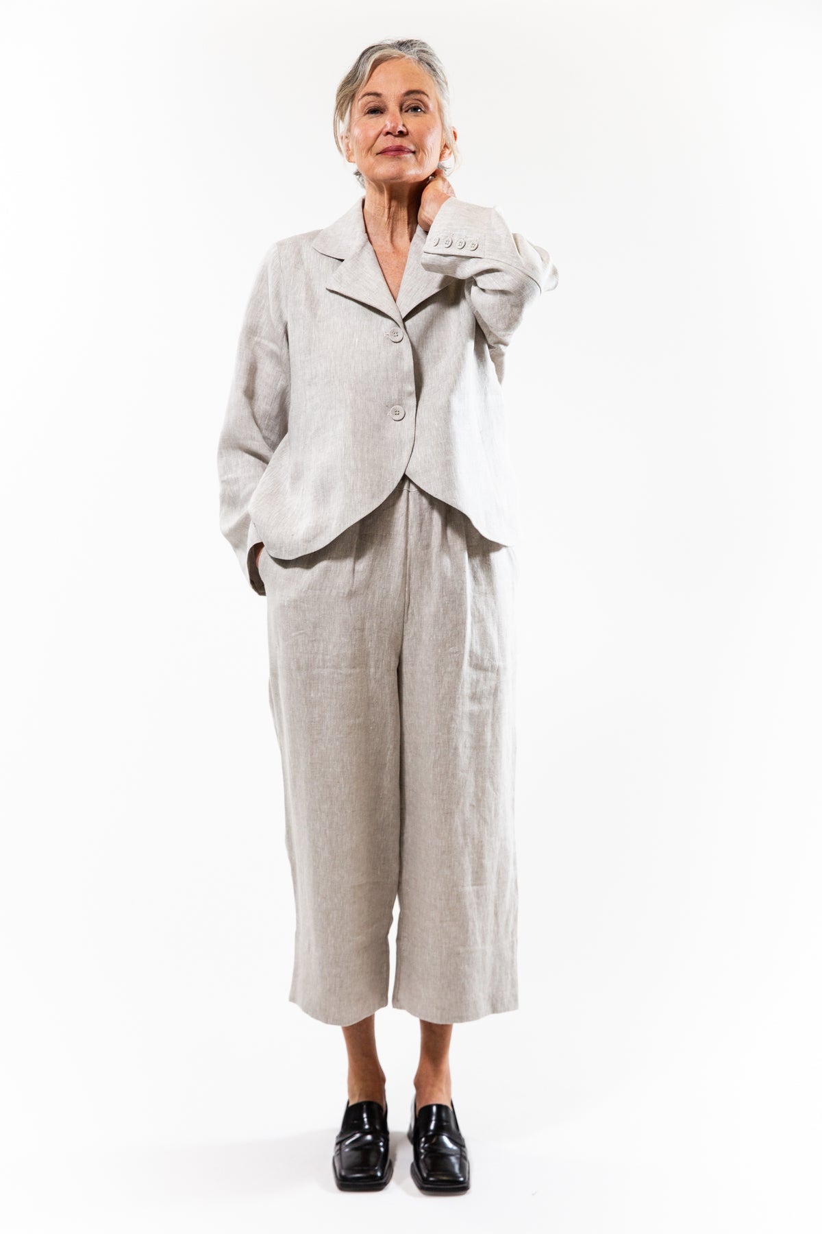 Eva’s Sunday ‘Remie’ Linen Pant - Neutral - LAST PAIR - Size M