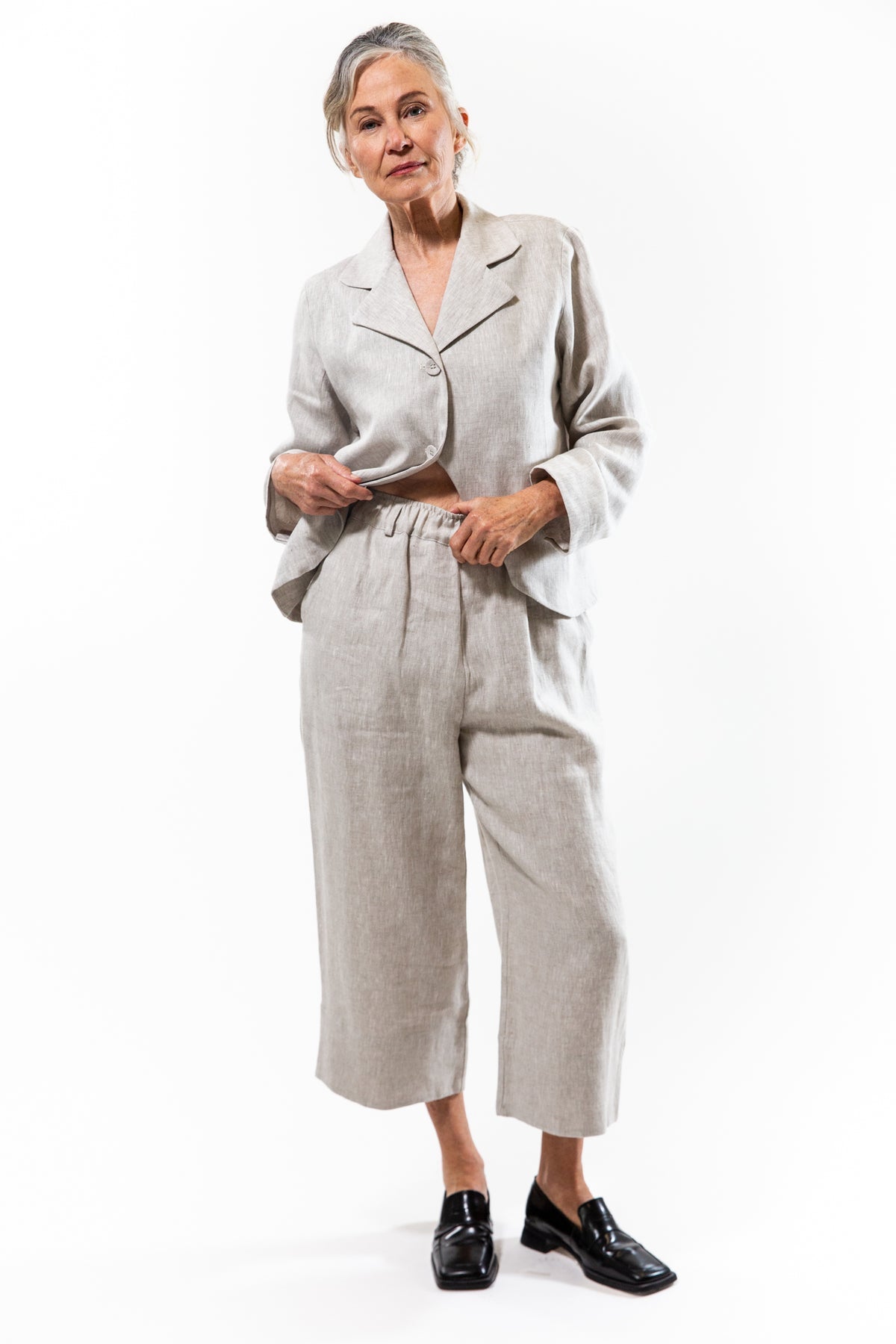 Eva’s Sunday ‘Remie’ Linen Pant - Neutral - LAST PAIR - Size M