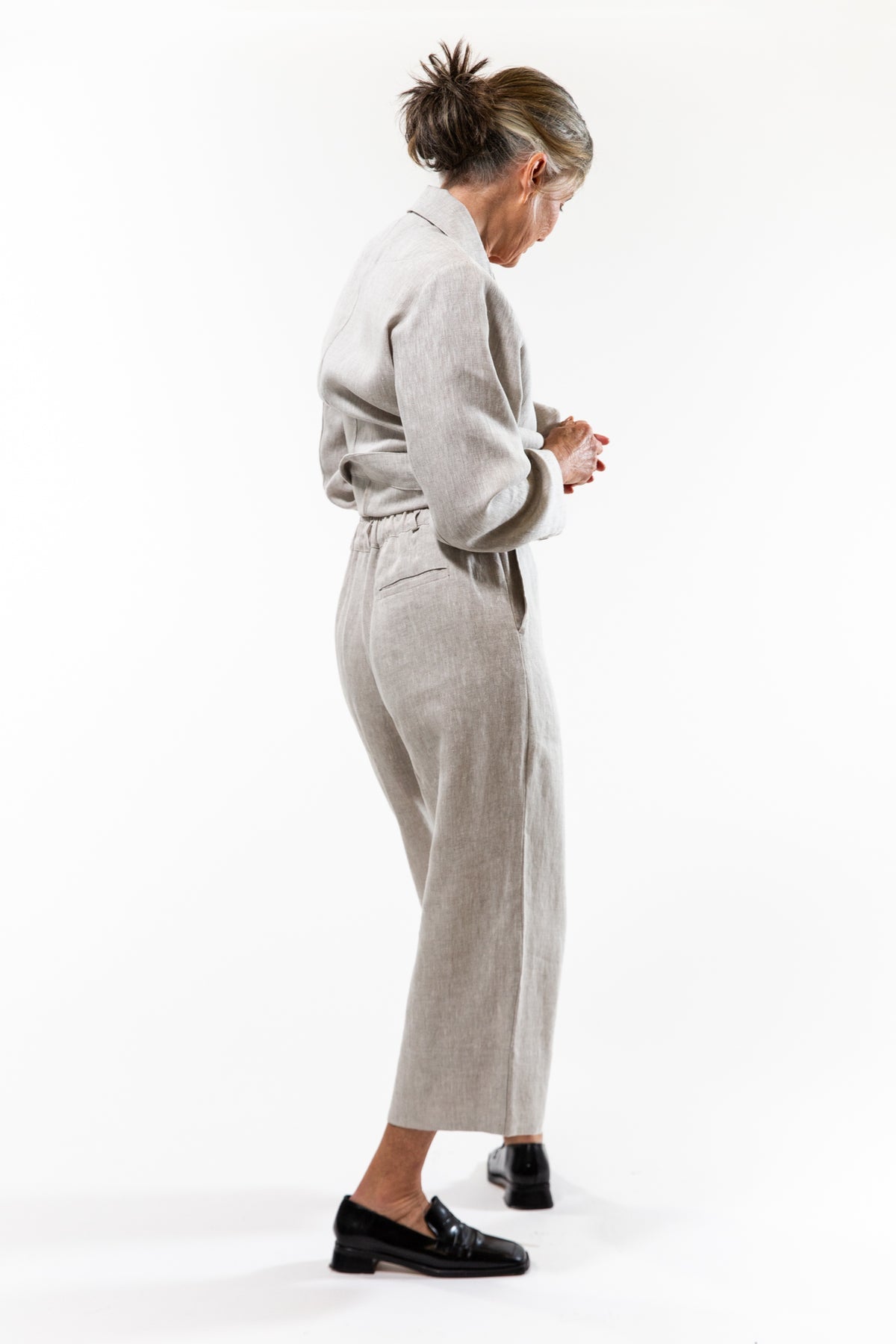 Eva’s Sunday ‘Remie’ Linen Pant - Neutral - LAST PAIR - Size M