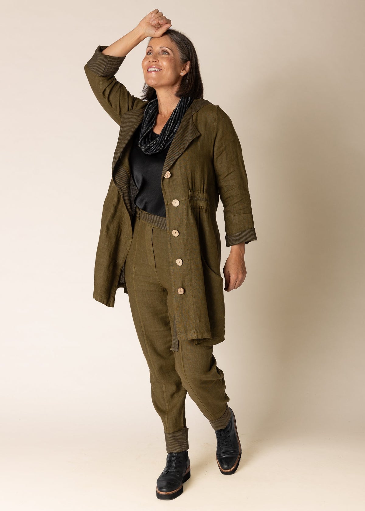 Imagine Fashion - ‘Wasita’ Jacket - Green Olive