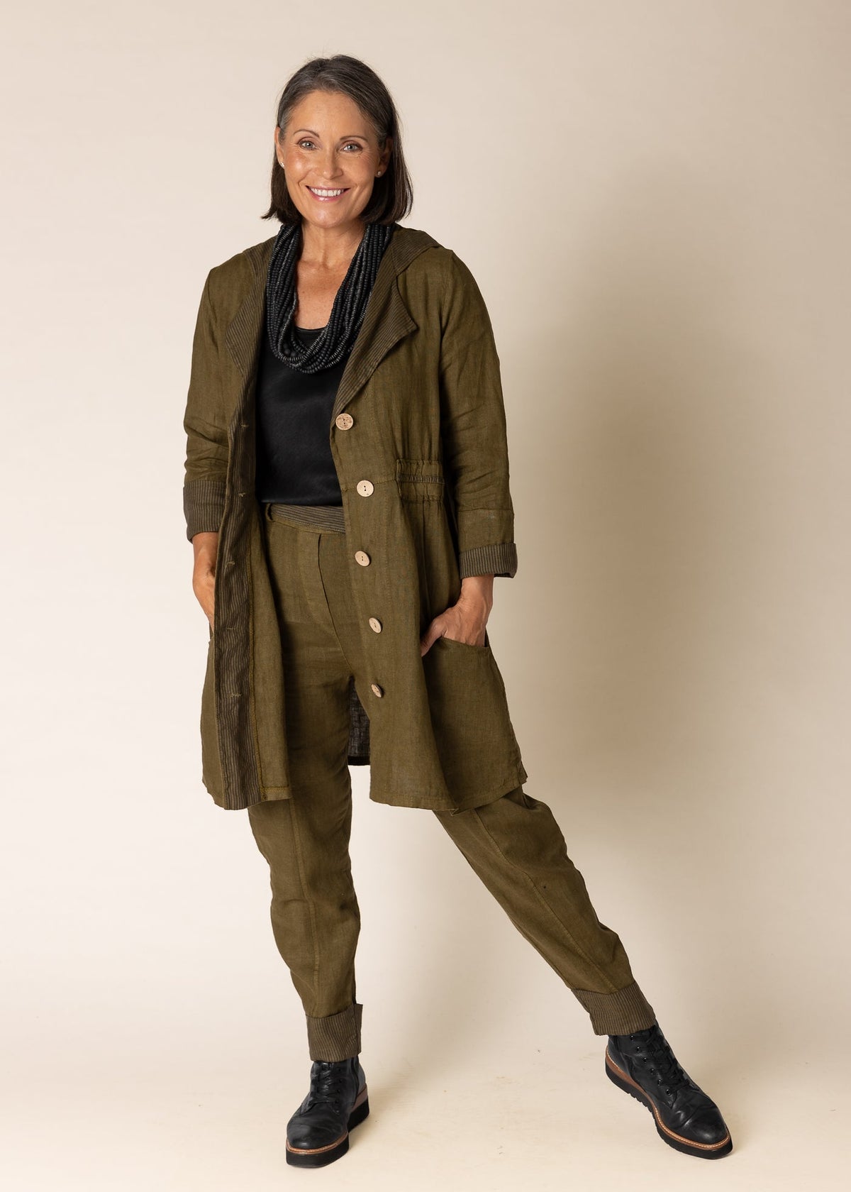 Imagine Fashion - ‘Wasita’ Jacket - Green Olive