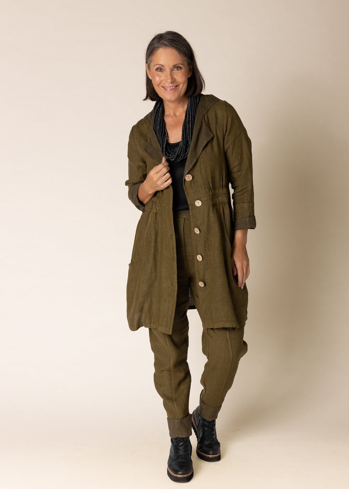 Imagine Fashion - ‘Wasita’ Jacket - Green Olive